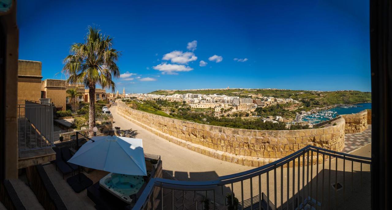 Harbour Views Duplex Maisonette With Jacuzzi Hot Tub Mgarr Dış mekan fotoğraf